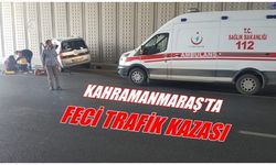 Kahramanmaraş'ta Feci Trafik Kazası! 2 Yaralı