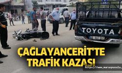 Çağlayancerit'te trafik kazası