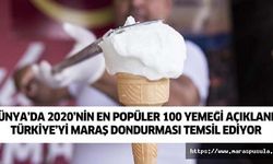 Dünya’da 2020’nin En Popüler 100 Yemeği Açıklandı, Türkiye’yi Maraş Dondurması Temsil Ediyor