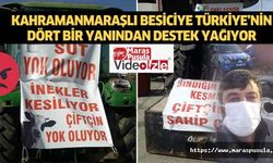 Kahramanmaraşlı besiciye Türkiye’nin dört bir yanından destek yağıyor