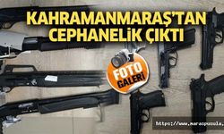 Kahramanmaraş’tan cephanelik çıktı