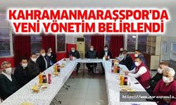 Kahramanmaraşspor'da yeni yönetim belirlendi