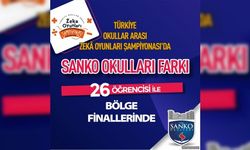 SANKO okulları 26 öğrencisi ile bölge finallerinde