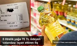 5 litrelik yağa 70 TL ödeyen vatandaş, Meclis lokantasındaki 15 TL'lik yemek fişine isyan etti