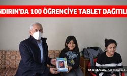 Andırın’da 100 öğrenciye tablet dağıtıldı