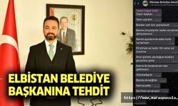 Elbistan Belediye Başkanına tehdit