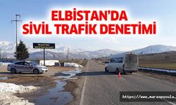 Elbistan’da sivil trafik denetimi