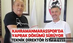 Kahramanmaraşspor’da yaprak dökümü sürüyor, teknik direktör istifa etti