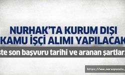 Nurhak’ta kurum dışı kamu işçi alımı yapılacak