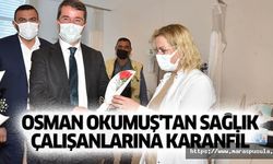 Osman Okumuş'tan sağlık çalışanlarına karanfil