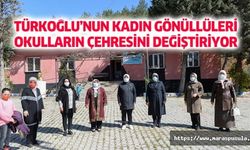 Türkoğlu’nun kadın gönüllüleri okulların çehresini değiştiriyor