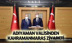 Adıyaman valisinden Kahramanmaraş ziyareti