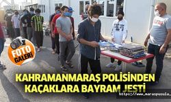 Kahramanmaraş polisinden kaçaklara bayram jesti
