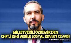 Milletvekili Özdemir’den CHP’li eski vekile sosyal devlet cevabı