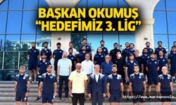 Başkan Okumuş, ‘Hedefimiz 3. Lig’