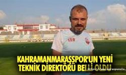 Kahramanmaraşspor'un yeni teknik direktörü belli oldu