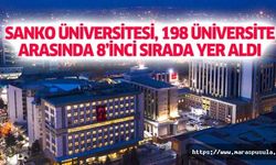 Sanko Üniversitesi, 198 üniversite arasında 8’inci sırada yer aldı