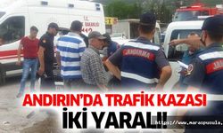 Andırın’da trafik kazası, 2 yaralı