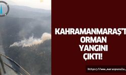 Kahramanmaraş’ta orman yangını