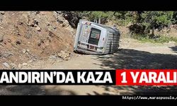 Andırın’da kaza, 1 yaralı