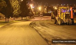 Kahramanmaraş’ta cadde bir gecede yenilendi