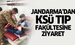 Jandarma’dan KSÜ Tıp Fakültesine ziyaret