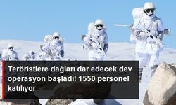Teröristlere dağları dar edecek Eren Kış-1 operasyonu başladı! 