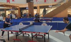 Kahramanmaraş Piazza AVM’de Masa Tenisi Turnuvası Düzenlendi