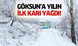 Göksun’a yılın ilk karı yağdı!