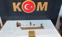 Bir eve düzenlenen operasyonda tarihi eser ele geçirildi!