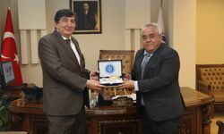 Büyükelçi Kök ve başkan Mahçiçek, KİÜ rektörü Prof. Dr. Sami Özgül’ü ziyaret etti