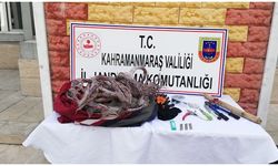 Kahramanmaraş'ta kablo hırsızları yakayı ele verdi!