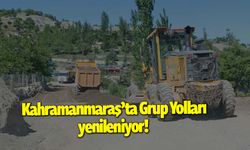 Kahramanmaraş'ta grup yollarında yenileme çalışması