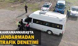 Kahramanmaraş'ta jandarmadan trafik denetimi