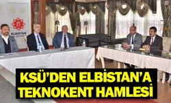 KSÜ’den Elbistan’a Teknokent Hamlesi