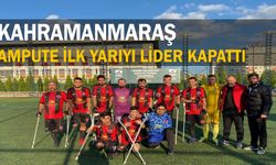 Kahramanmaraş Ampute ilk yarıyı lider kapattı