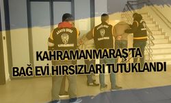 Kahramanmaraş’ta bağ evi hırsızları tutuklandı