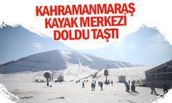 Kahramanmaraş kayak merkezi doldu taştı