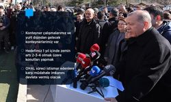 Cumhurbaşkanı Erdoğan: Deprem anından itibaren devlet olarak tüm kurumlarımızla sahadayız