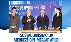 Sosyal Girişimcilik Merkezi İçin İmzalar Atıldı