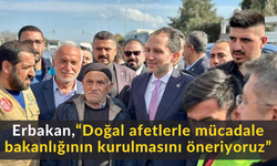 “Doğal afetlerle mücadale bakanlığının kurulmasını öneriyoruz”