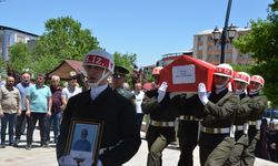 Afşin'de hayatını kaybeden Kore gazisi son yolculuğuna uğurlandı