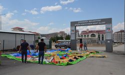 Kahramanmaraş'ta konteyner kentteki çocuklara eğlence