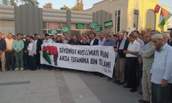 Kahramanmaraş'ta Filistinlilere destek amacıyla gösteri düzenlendi