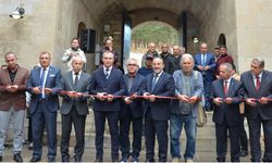 Eshab-ı Kehf Külliyesi'de 1. Akdeniz Bienali'nin resim sergisi açıldı