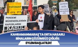 Kahramanmaraş'ta Orta Hasarlı Binaların Çözümsüz Çığlığı: Eylem Başlatıldı!
