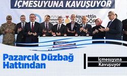 Pazarcık Düzbağ Hattından İçmesuyuna Kavuşuyor