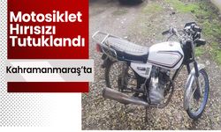 Kahramanmaraş’ta motosiklet hırısızı tutuklandı 