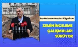 Fay Hatları ve Heyelan Bölgesinde Zemin İnceleme Çalışmaları Sürüyor