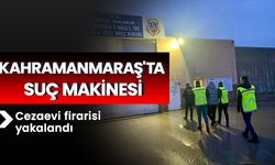 Kahramanmaraş'ta Suç makinesi cezaevi firarisi yakalandı 